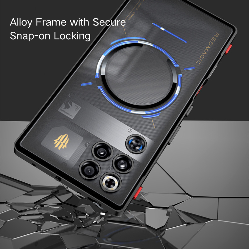 Load image into Gallery viewer, [Magsafe Compatible] ZTE Nubia RedMagic 11 Pro/Plus - Transparent Essentials Series Case With Metal Frame - i-Station Mobile Phone &amp; Electronic Device Repair and Accessories
