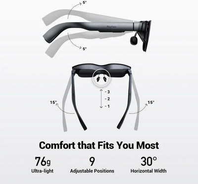 FFalcon RayNeo AR Glass Air 2 - Portable Pocket 201" 120Hz AR VR XR Glass Wearable Monitor - i-Station Mobile Phone & Electronic Device Repair and Accessories