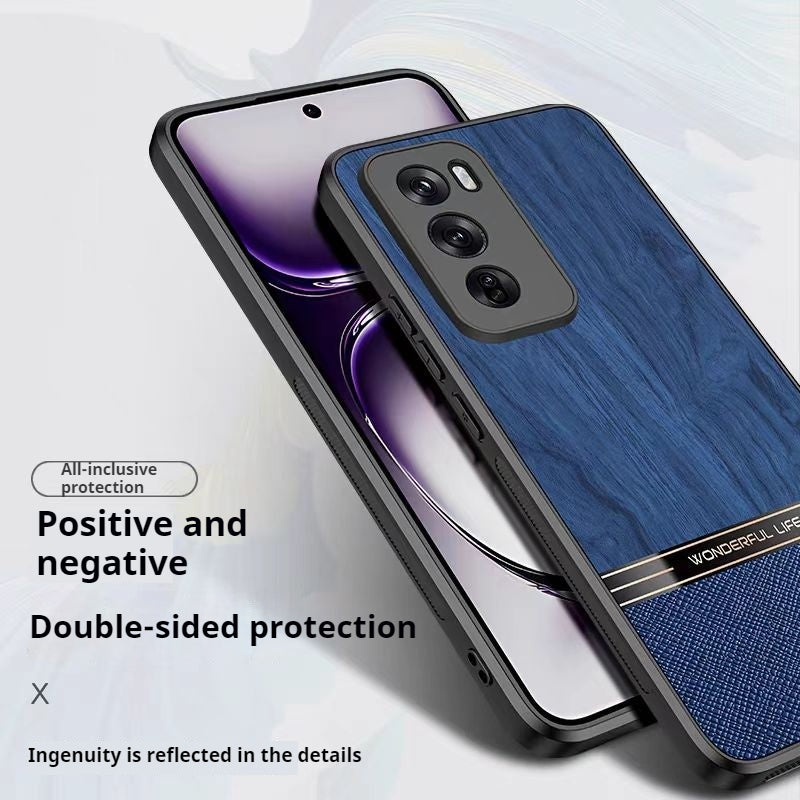 Load image into Gallery viewer, OPPO A58X (PHJ110) Vegan Leather Full-Protection Shockproof Phone Essentials Series Case
