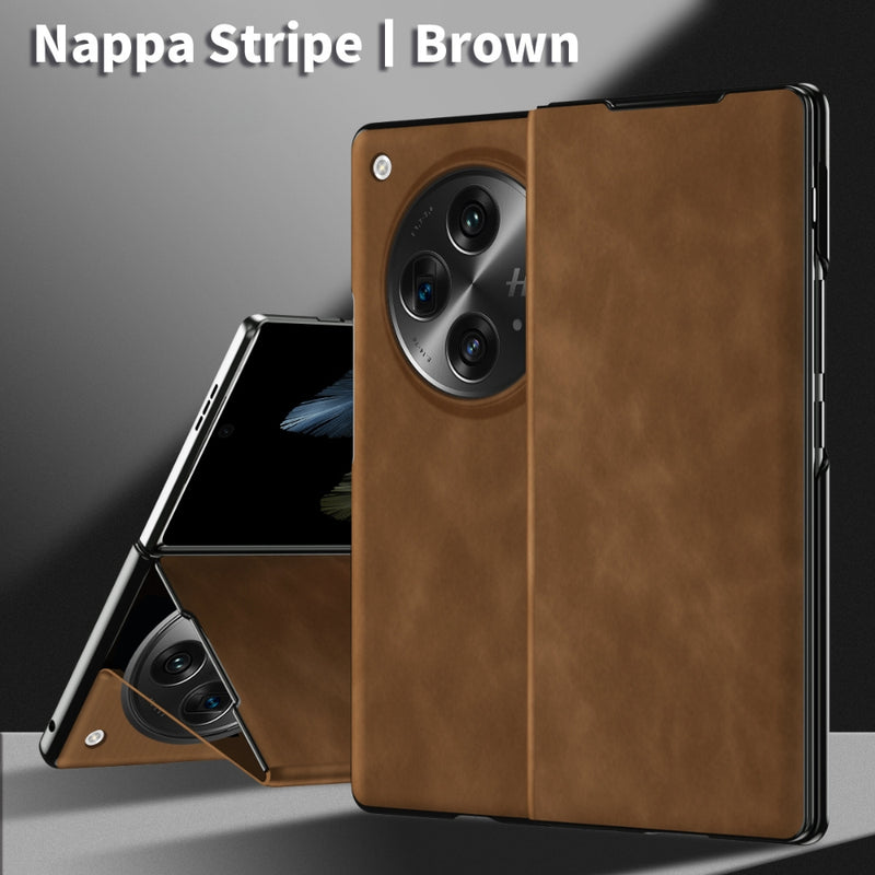 Load image into Gallery viewer, OPPO Find N3 (CPH2499, PHN110) - Minimalist Business Napa Texture Leather Phone Case
