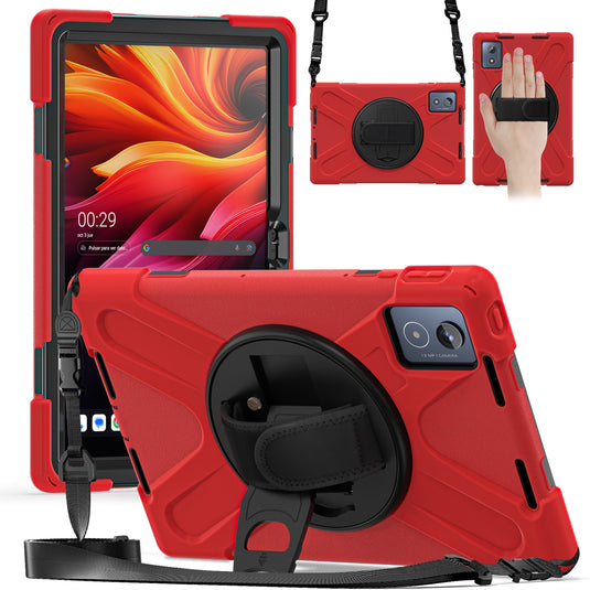 [Built-in Stand] Lenovo Tab K11 Plus 11.45" 2024 (TB352FU/XU) - Kid Shockproof Heavy Duty Series Case With Shoulder Strap
