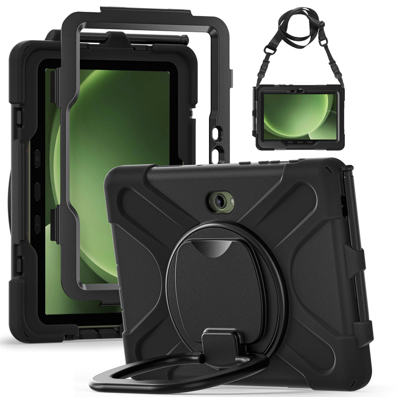 Load image into Gallery viewer, Samsung Galaxy Tab Active Pro / Active 4 Pro / Active 5 Pro Series - Heavy Duty 360 Degree Rotate Stand Hand Strap Case With Shoulder Strap - i-Station Mobile Phone &amp; Electronic Device Repair and Accessories
