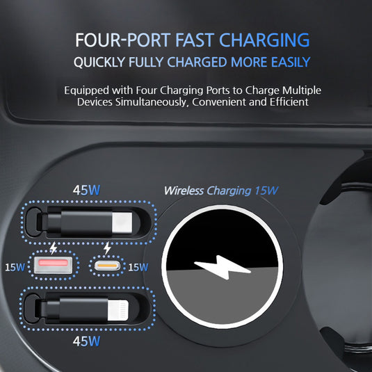 Audi A3 (2021–2025) Car Wireless Fast Charging Hub - i-Station Mobile Phone & Electronic Device Repair and Accessories