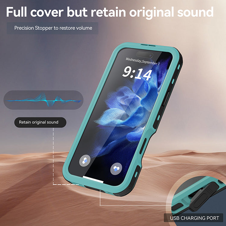 Load image into Gallery viewer, [MagSafe Compatible][IP68 Waterproof] Apple iPhone 16 / 16 Plus / 16 Pro / 16 Pro Max Redpepper D-UP Series - Magnetic Lifeproof Style Phone Case With Lanyard
