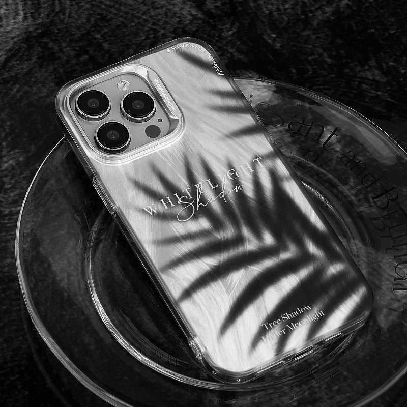 Load image into Gallery viewer, Apple iPhone 13/Pro/Pro Max leaf shadow design style Couple Shockproof Fashion Series Case
