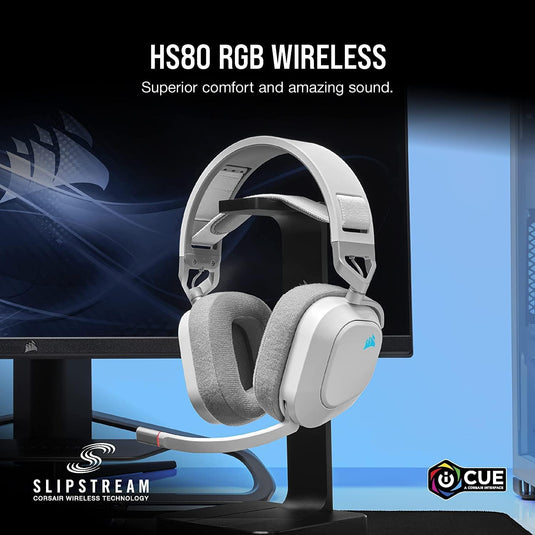 CORSAIR HS80 RGB Wireless Premium Gaming Headset with Spatial Audio