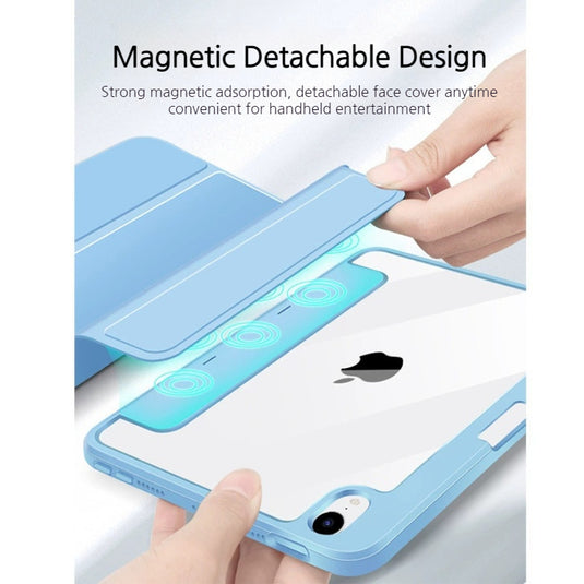 [Detachable][Buil-in Pen Slot] Apple iPad 7/8/9 10.2'' 7/8/9th Gen (2019/2020/2021) Detachable Three-fold Shockproof Leather Case - i-Station Mobile Phone & Electronic Device Repair and Accessories