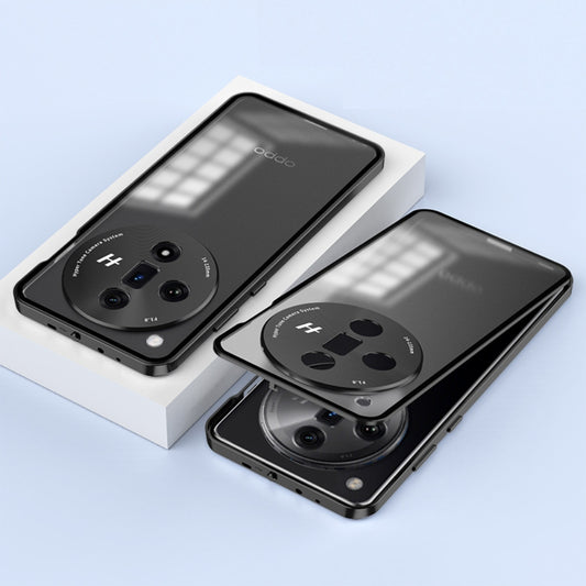 OPPO Find X7/Ultra - Metal Frame Frosted Magnetic Phone Case - i-Station Mobile Phone & Electronic Device Repair and Accessories