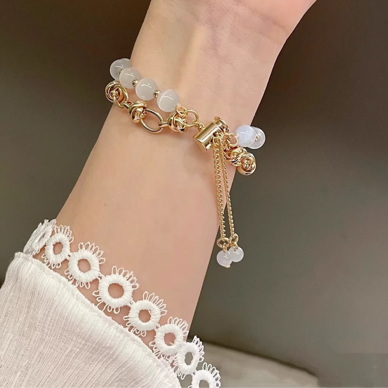 Load image into Gallery viewer, Fitbit Inspire 1 / 2 / 3 - Stylish Beaded Bracelet Strap - i-Station Mobile Phone &amp; Electronic Device Repair and Accessories
