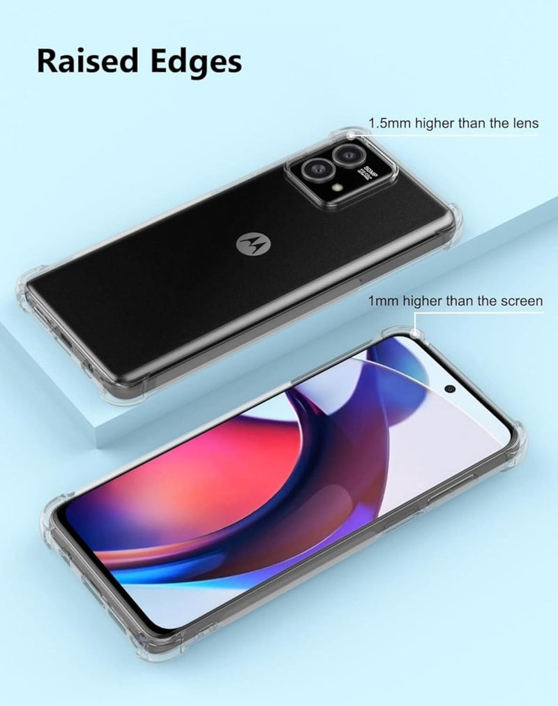 Load image into Gallery viewer, Motorola Moto G Stylus 5G 2023 - AirPillow Cushion Transparent Soft Clear TPU Four Corners Protective Case With 2PC 9H Tempered Glass Sreen Protector
