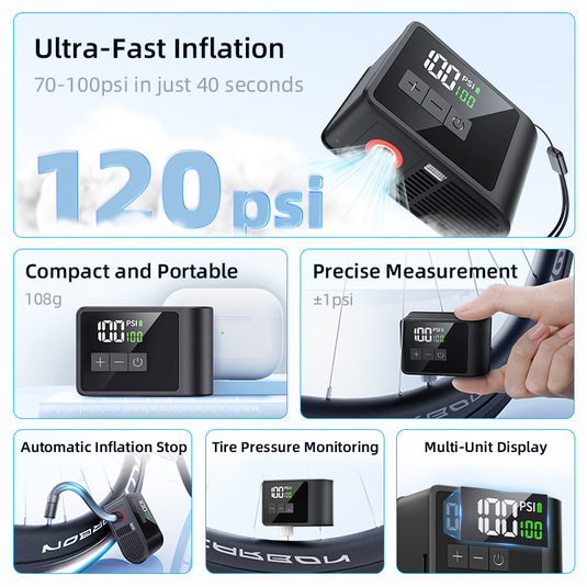 NEWO Mini Air Pump for Road Bikes and Mountain Bikes - i-Station Mobile Phone & Electronic Device Repair and Accessories
