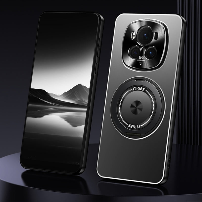 Load image into Gallery viewer, Honor Magic6/Pro - Rotating Holder Frosted Metal Phone Case
