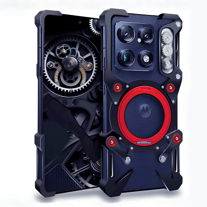 Load image into Gallery viewer, [With 360° Rotating Stand] Motorola Moto Signature - Aluminum Alloy Metal Frame Shockproof Case
