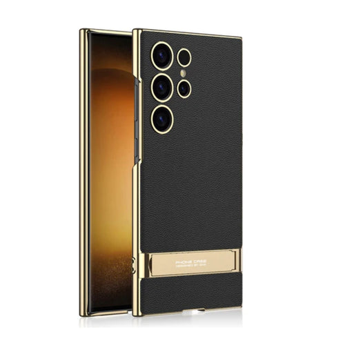 Samsung Galaxy S24/Plus/Ultra -  Folding Stand Business Leather Case - i-Station Mobile Phone & Electronic Device Repair and Accessories