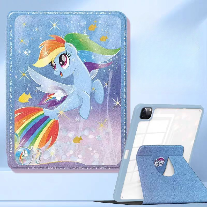 Load image into Gallery viewer, [With Pen Slot][360° Rotatable] Apple iPad Air 11-inch M2/M3 (2024/2025) My Little Pony Cartoon Shockproof Protective Case
