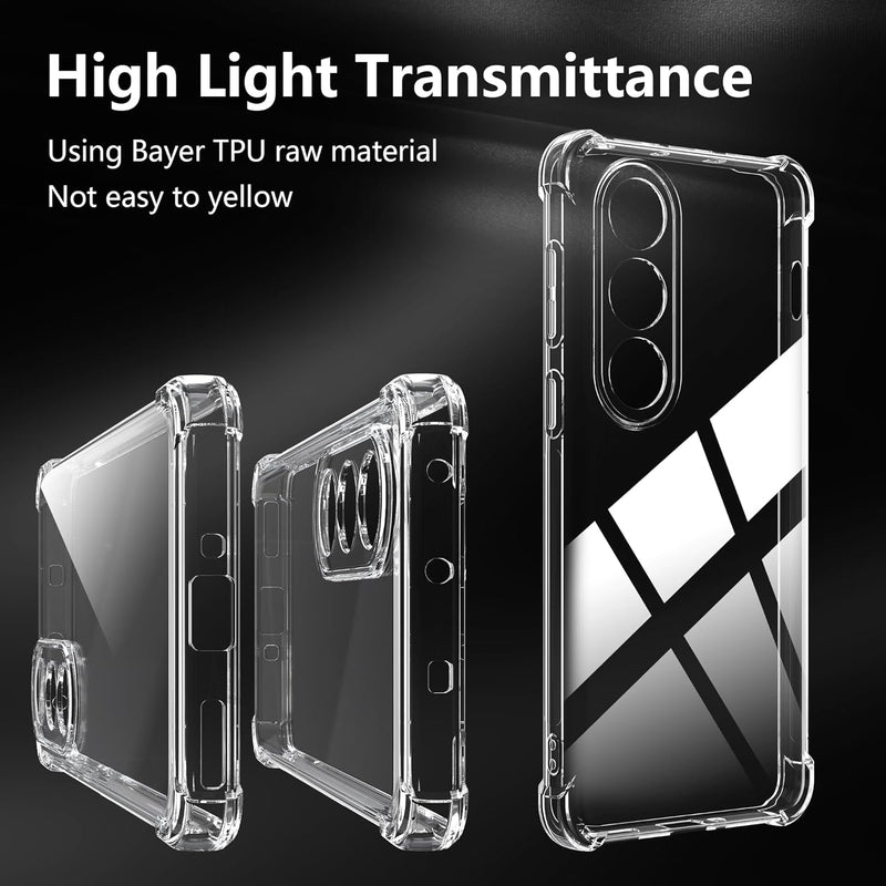 Load image into Gallery viewer, OnePlus 1+CE 4 - AirPillow Cushion Transparent Soft Clear TPU Four Corners Protective Case With 2PC 9H Tempered Glass Screen Protector
