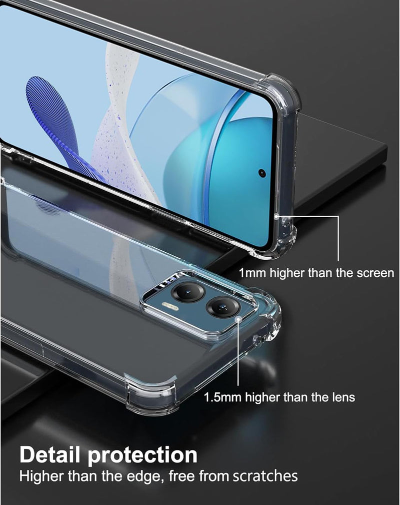 Load image into Gallery viewer, Motorola Moto G 5G 2023 - AirPillow Cushion Transparent Soft Clear TPU Four Corners Protective Case With 2PC 9H Tempered Glass Sreen Protector
