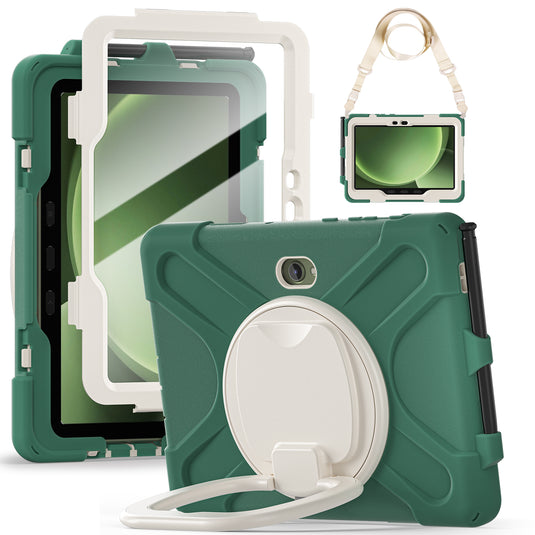 Samsung Galaxy Tab Active Pro / Active 4 Pro / Active 5 Pro Series - Heavy Duty 360 Degree Rotate Stand Hand Strap Case With Shoulder Strap - i-Station Mobile Phone & Electronic Device Repair and Accessories