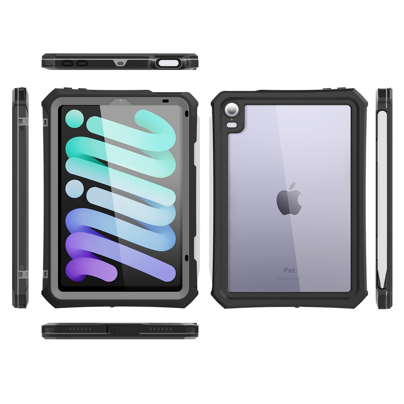 Load image into Gallery viewer, [IP68 Waterproof][With Lanyard] Apple iPad Mini 7 8.3&quot; 7th Gen (Year 2024) - Heavy Duty Lifeproof Style Case
