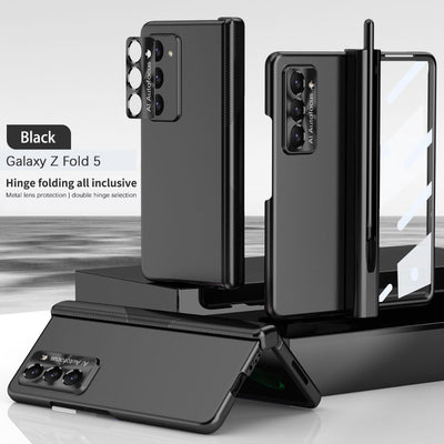 [With Pen Slot] Samsung Galaxy Z Fold 3(SM-F926) - Full Coverage Electroplated Magnetic Hinge Shockproof Protective Case - i-Station Mobile Phone & Electronic Device Repair and Accessories