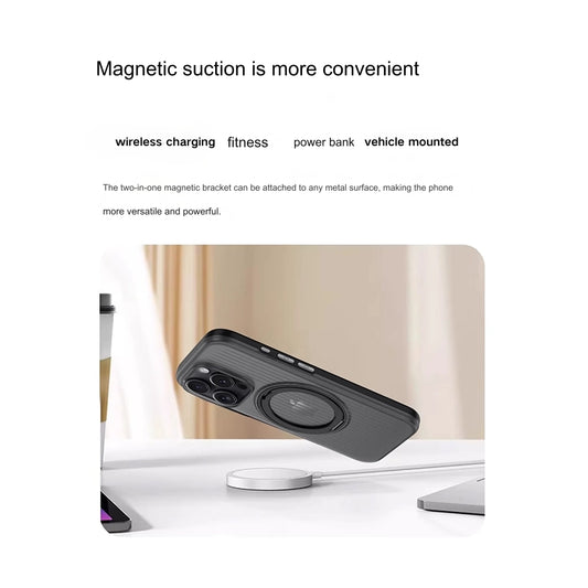 [360° Rotating Bracket] Apple iPhone 16/Plus/Pro/Max - Magsafe Magnetic Phone Case