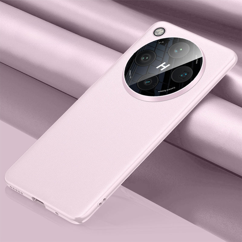 Load image into Gallery viewer, OPPO Find X8 Pro - Full Cover Solid Leather Silicone Shockproof Case with Camera Protection
