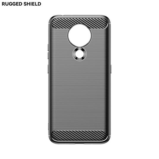 Nokia 3.4 - Shield Shockproof Rugged Heavy Duty Case With 2PC 9H Tempered Glass Screen Protector