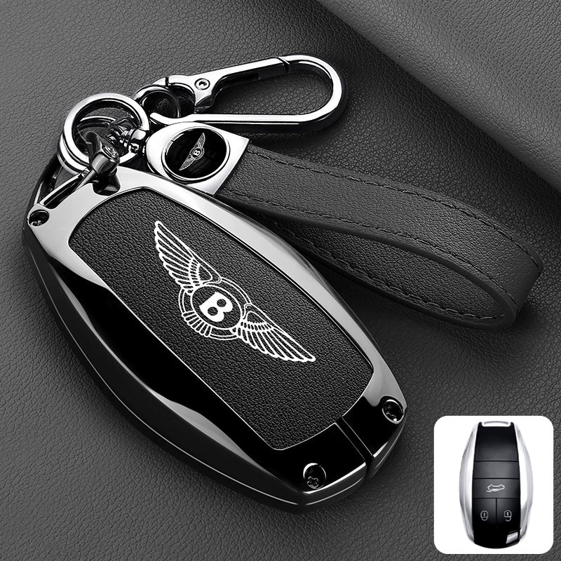 Load image into Gallery viewer, Bentley Aluminum Alloy Shockproof Car Key Case Cover for Continental, Mulsanne, Flying Spur, Bentayga - i-Station Mobile Phone &amp; Electronic Device Repair and Accessories
