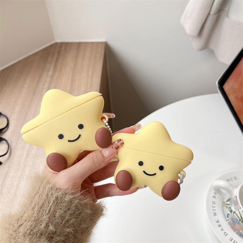 Load image into Gallery viewer, Apple AirPods Pro 1/2 - Protective Silicone Cartoon 3D Star Cute Kawaii Fashion Funny Cover Case
