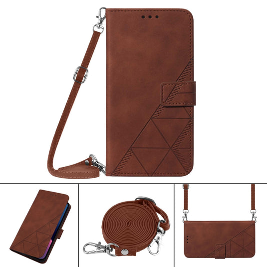 [With Shoulder Strap] [With Card Slot] Motorola G Stylus 2021 4G/5G - PU leather Crossbody Wallet Style Shockproof Phone Case