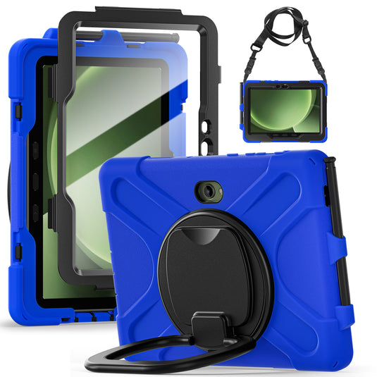 Samsung Galaxy Tab Active Pro / Active 4 Pro / Active 5 Pro Series - Heavy Duty 360 Degree Rotate Stand Hand Strap Case With Shoulder Strap - i-Station Mobile Phone & Electronic Device Repair and Accessories