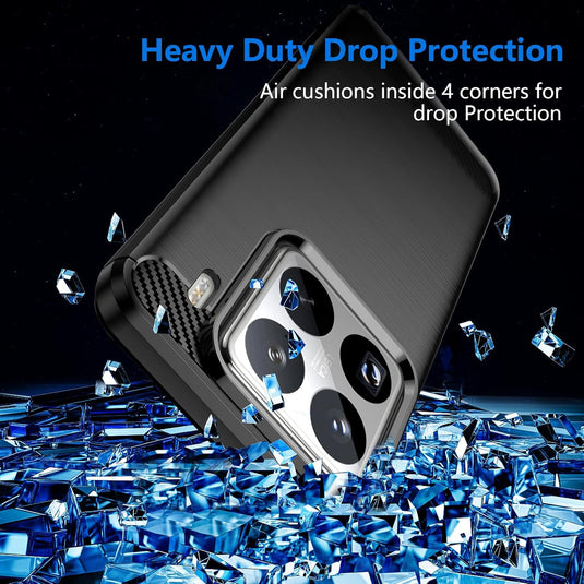 XIAOMI Mi 15/15 Pro - Shield Shockproof Rugged Heavy Duty Case With 2PC 9H Glass Screen Protector