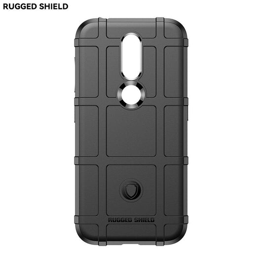 Nokia 4.2 - Shield Shockproof Rugged Heavy Duty Case With 2PC 9H Tempered Glass Screen Protector