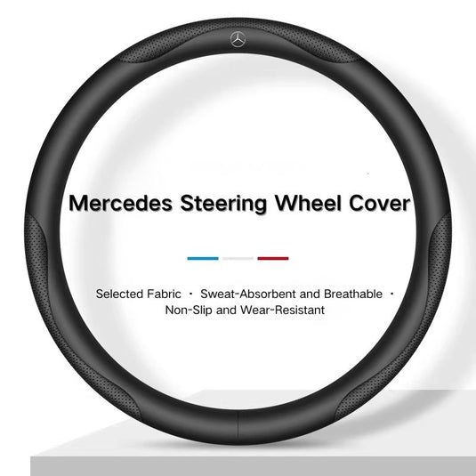 Mercedes-Benz Skin-friendly & Breathable Steering Wheel Cover For C260L, E300L, A180L, GLA/GLB, GLC, CLA