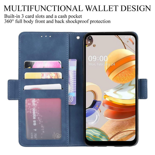 [With Card Slot] Motorola Moto G86/Power - Multi-functional Business Leather Shockproof Wallet Case