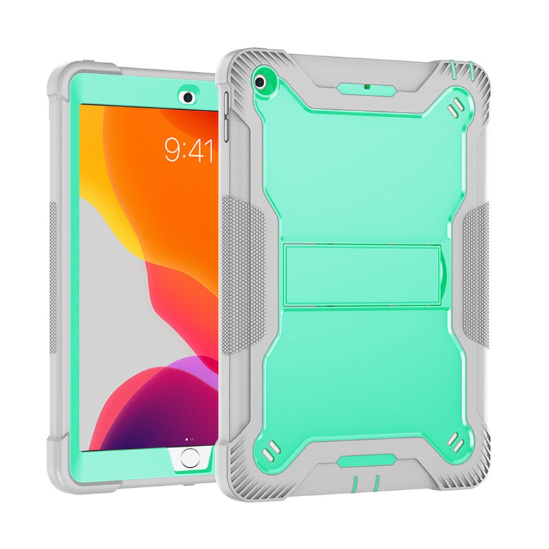 Load image into Gallery viewer, Apple iPad 10.2&quot; 7th/8th/9th (2019/2020/2021) - PC + Silicone 360 Degree Full Body Protective Stand Case
