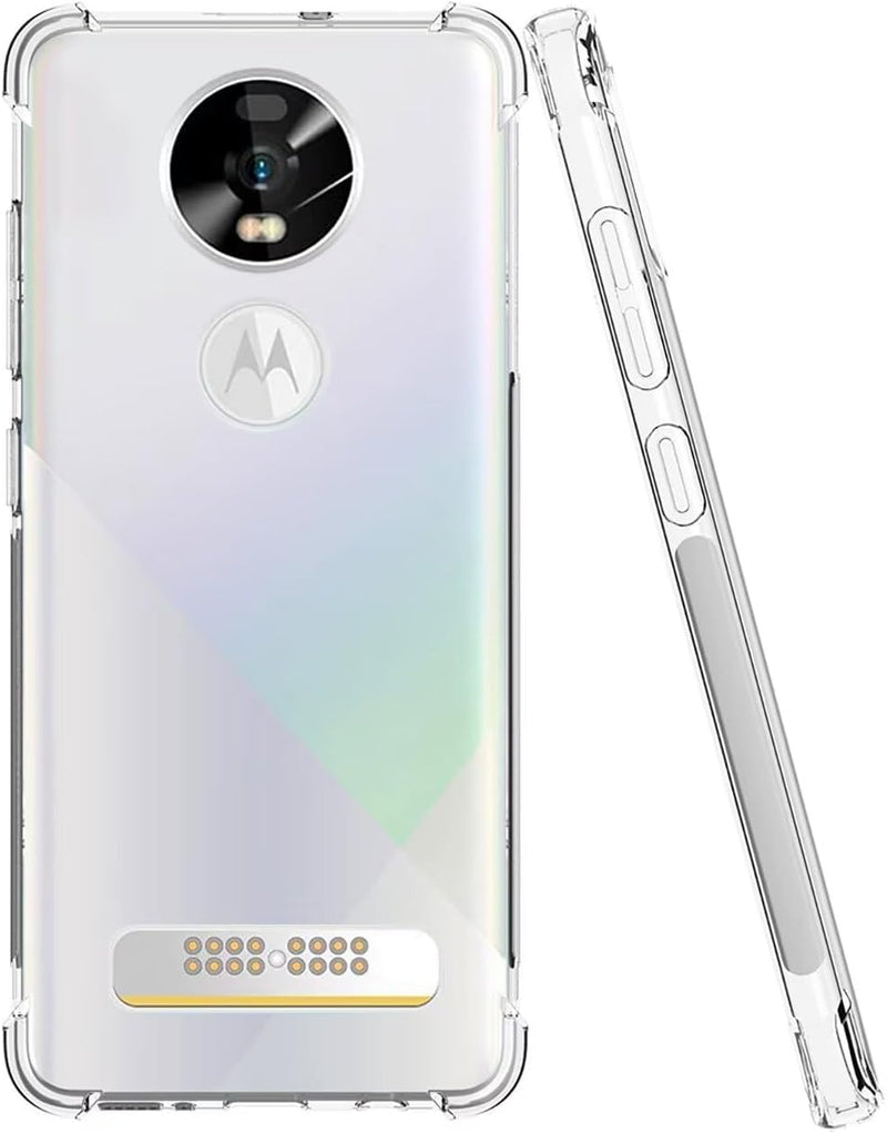 Load image into Gallery viewer, Motorola Moto Z4/Moto Z4 Play/Moto Z4 Force - AirPillow Cushion Transparent Soft Clear TPU Four Corners Protective Case With 2PC 9H Tempered Glass Screen Protector
