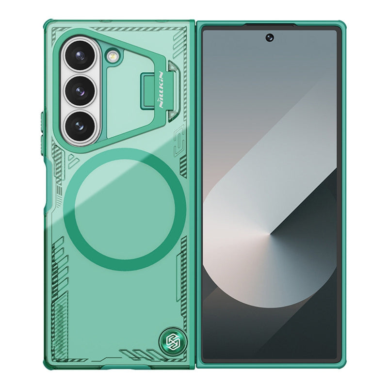 Load image into Gallery viewer, [With Lens Bracket] [Magsafe Compatible] Samsung Galaxy Z Fold 6(SM-F956) - Full Coverage Anti Drop Magnetic Fashion Protective Case
