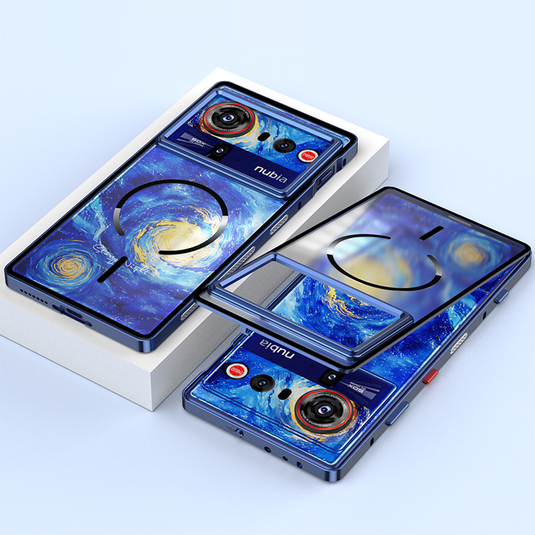 [Magsafe Compatible] ZTE Nubia Z80 Ultra - Semi-transparent Essentials Series Case With Metal Frame