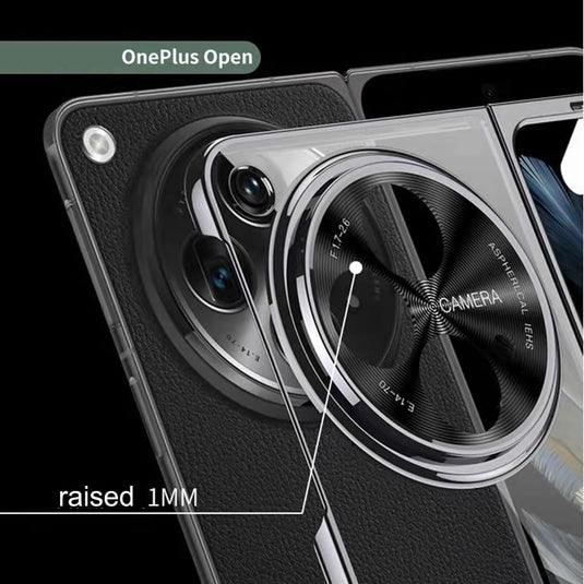 OnePlus 1+Open/OPPO Find N3 -  Anti-Yellowing Slim Thin Crystal Transparent Protective PU Flip Case