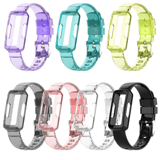 Clear One-Piece Band for Fitbit Luxe / Inspire HR / Inspire 2 / Ace 2 / Ace 3 - i-Station Mobile Phone & Electronic Device Repair and Accessories