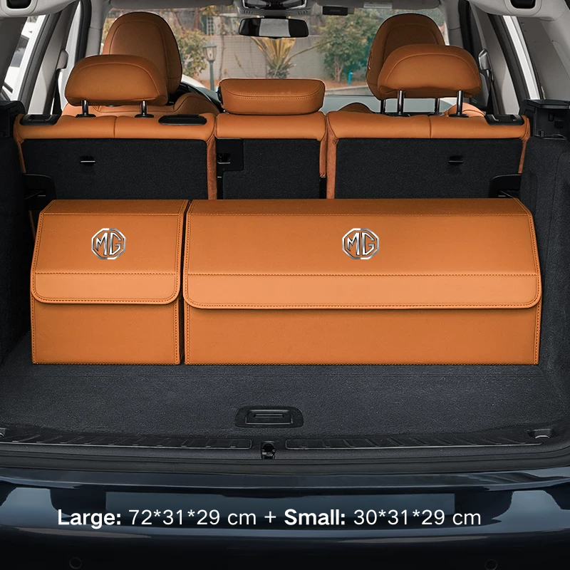Load image into Gallery viewer, MG Microfiber Leather Car Trunk Storage Box for MG6, ZS, HS, MG3, MG4, MG5, MG7, ZS EV

