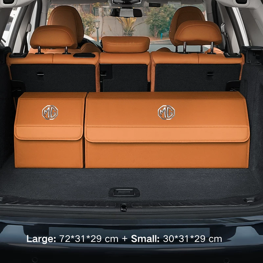 MG Microfiber Leather Car Trunk Storage Box for MG6, ZS, HS, MG3, MG4, MG5, MG7, ZS EV
