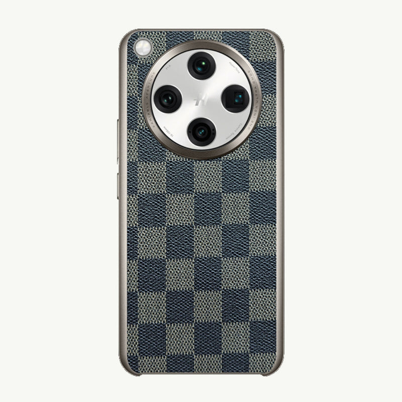 Load image into Gallery viewer, OPPO Find X8 Ultra (PKJ110, PKU110) - Electroplated Trendy Brand Plain Leather Fashion Phone Case - Polar Tech Australia
