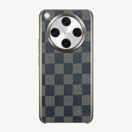 OPPO Find X8 Ultra (PKJ110, PKU110) - Electroplated Trendy Brand Plain Leather Fashion Phone Case - Polar Tech Australia