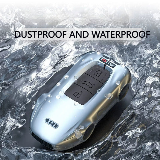 Audi Zinc Alloy Silicone Car Key Fob Case Cover For A3, A4, A5, A6, A8, Q2, Q5, Q7, Q8, e-tron - i-Station Mobile Phone & Electronic Device Repair and Accessories