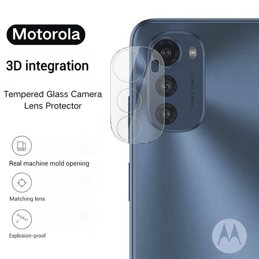 Motorola Moto E32/s - 9H Transparent Back Rear Camera Lens Glass Protector
