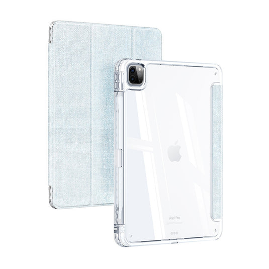 [With Card Slot] Apple iPad Air 6 11" (2024) - TPU + PU 2 in 1 Transparent Stylish Shockproof Case