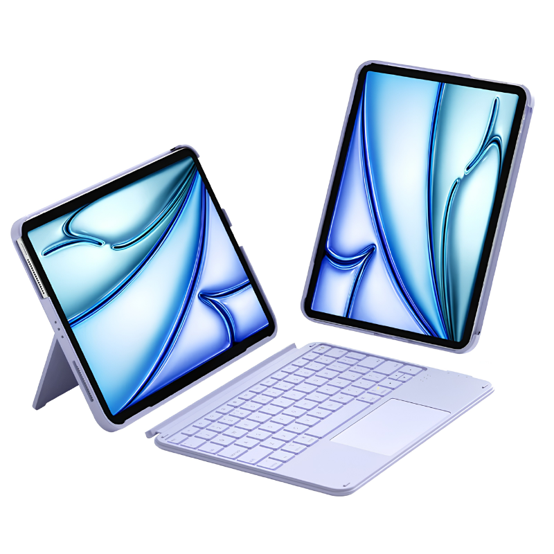 Load image into Gallery viewer, [Detachable] Apple iPad Air 13-inch M2/M3/M4 (2024/2025/2026) Inateck Magnetic Touchpad Wireless Keyboard Case - i-Station Mobile Phone &amp; Electronic Device Repair and Accessories
