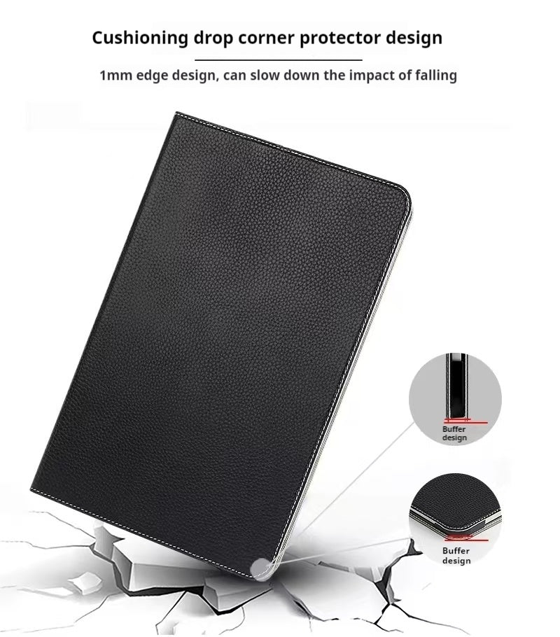 Load image into Gallery viewer, Apple iPad Pro 12.9-inch 5th Gen (2021) Ultra-thin Smart Genuine Leather Shockproof Case
